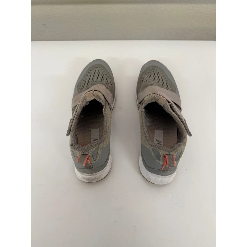 TIEM Slipstream Indoor Cycling Shoes Grey Coral Women US 8 SPD Cleats Included